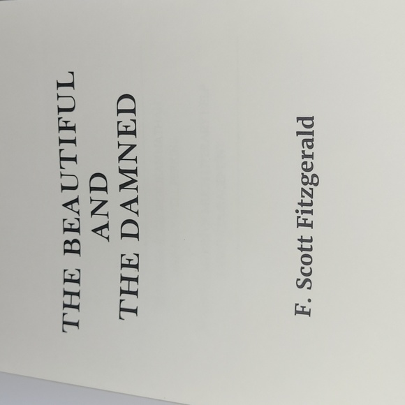 The Beautiful and Damned by F. Scott Fitzgerald Book - Picture 4 of 4